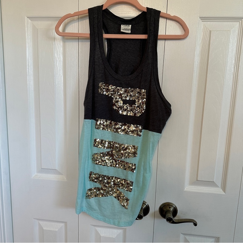 Sequin PINK Victorias Secret Tank Top